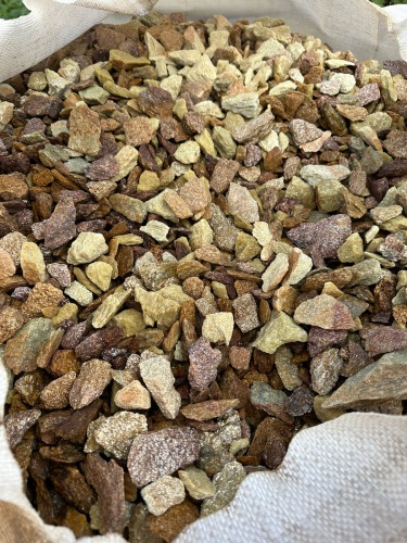 Златолит персиковый декоративная каменная крошка купить в Лесном