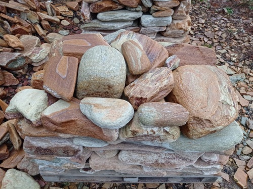 Златолит жёлтый, жёлто-зелёный глыбки и валуны для ланшафтного дизайна купить в Лесном