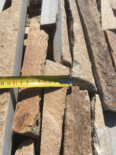 Горбушка златолит золотистый для облицовки купить в Лесном