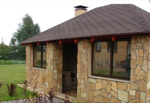 Плитняк златолит жёлтый для фасада 1,5-3 см купить в Лесном