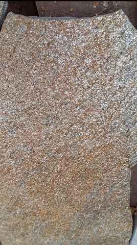 Плитняк златолит серебристый для цоколя, отмостки купить в Лесном