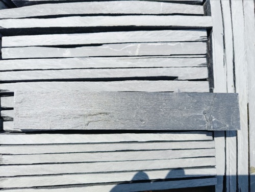 Плитка чёрная из натурального камня фасадная 30 см * 5 см, толщина 7 мм -30 мм купить в Лесном